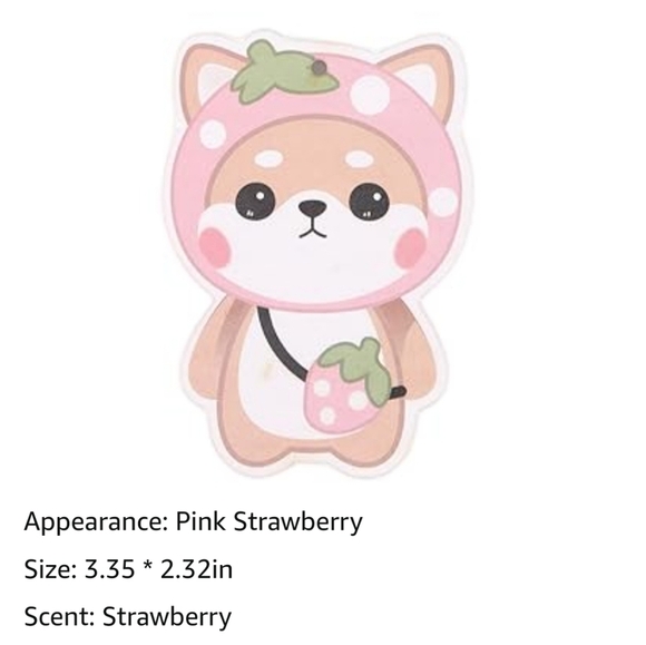 Bouroki Cute Cartoon Shiba Inu Series Car Air Fresheners in 5 Different Scents - Picture 12 of 15